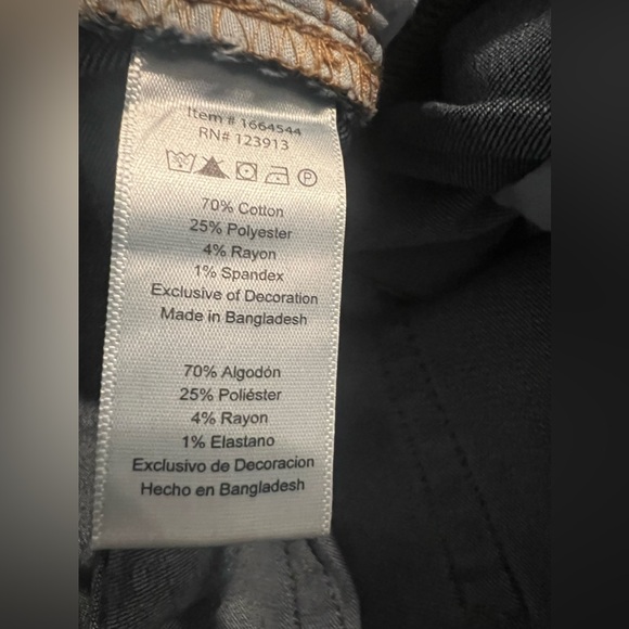 New JACHS NEW YORK Straight Leg Comfort Fit Stretch Denim Jeans Blue 40 x 30 - Picture 3 of 5